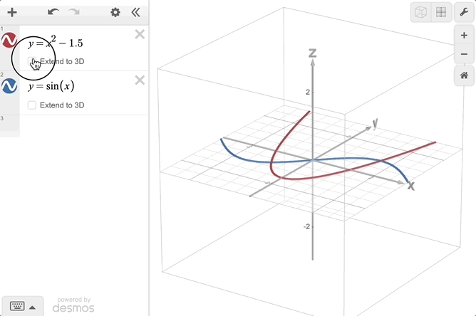 3d graphing outlet desmos