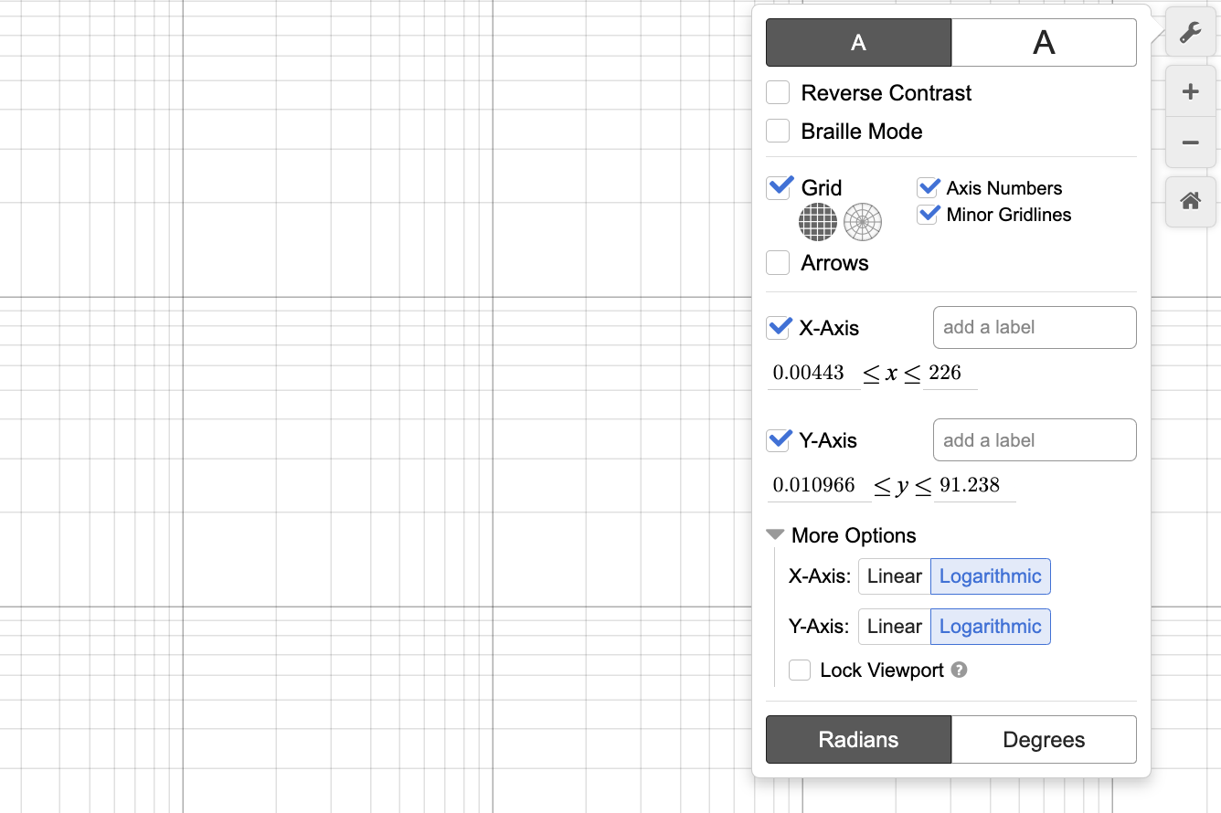 Set an Axis to a Logarithmic Scale – Desmos Help Center