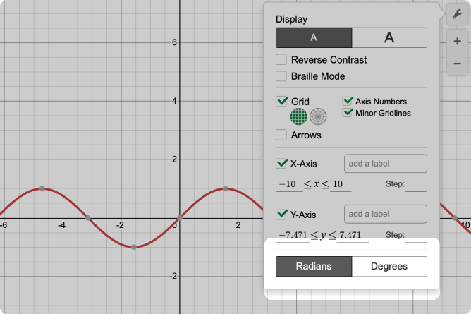 Trigonometry – Desmos Help Center