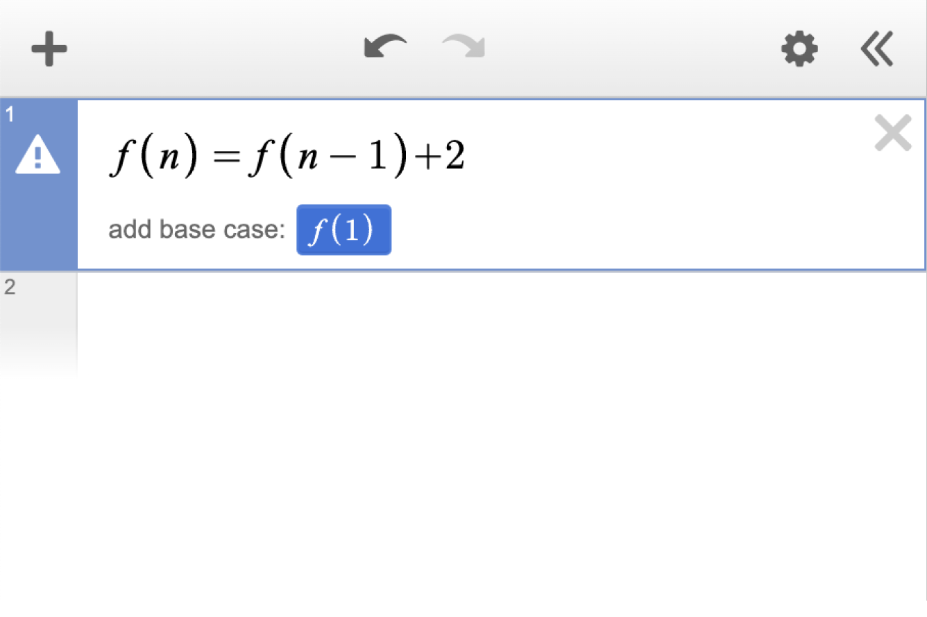 Recursion – Desmos Help Center