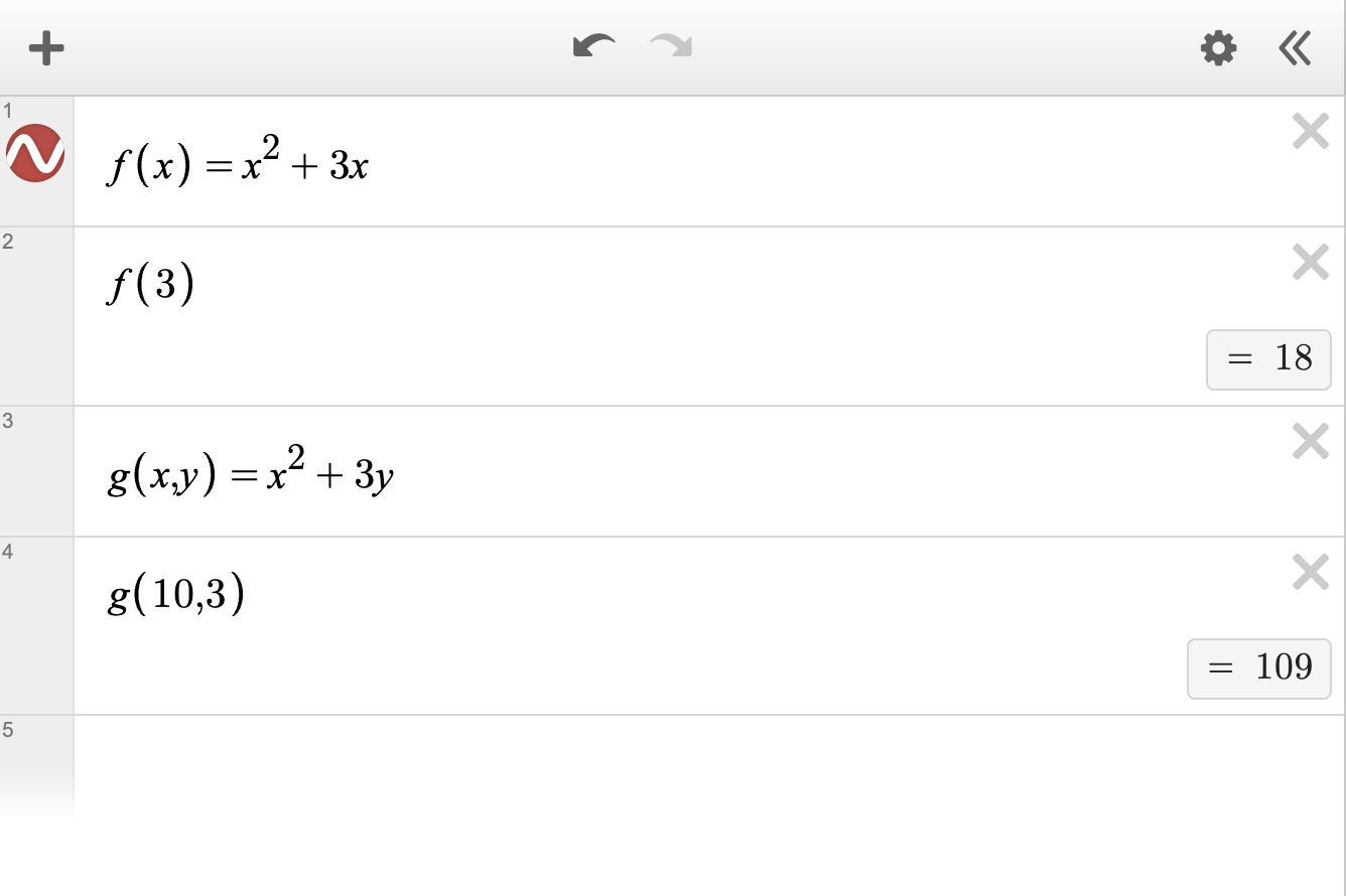 Functions – Desmos Help Center