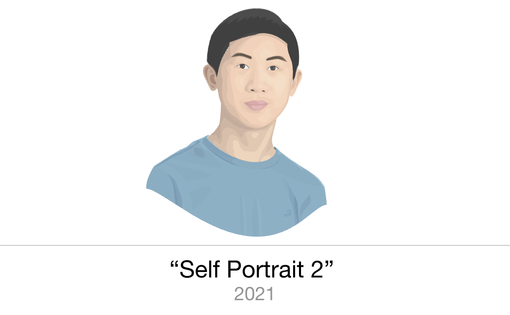 Self portrait with greater detail.