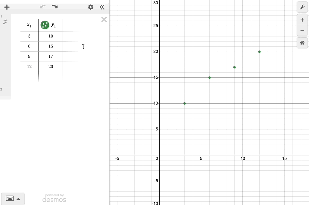 GIF walking through creating a linear regression for a set of data and then running a t-test on the slope parameter.