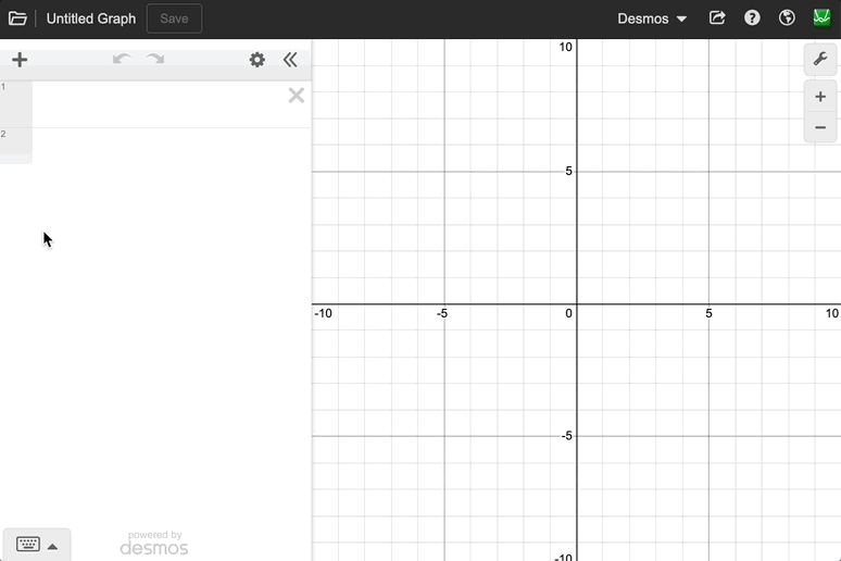 Selecting the folder icon to open the save and share window.  GIF