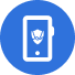 Phone with Test Mode icon