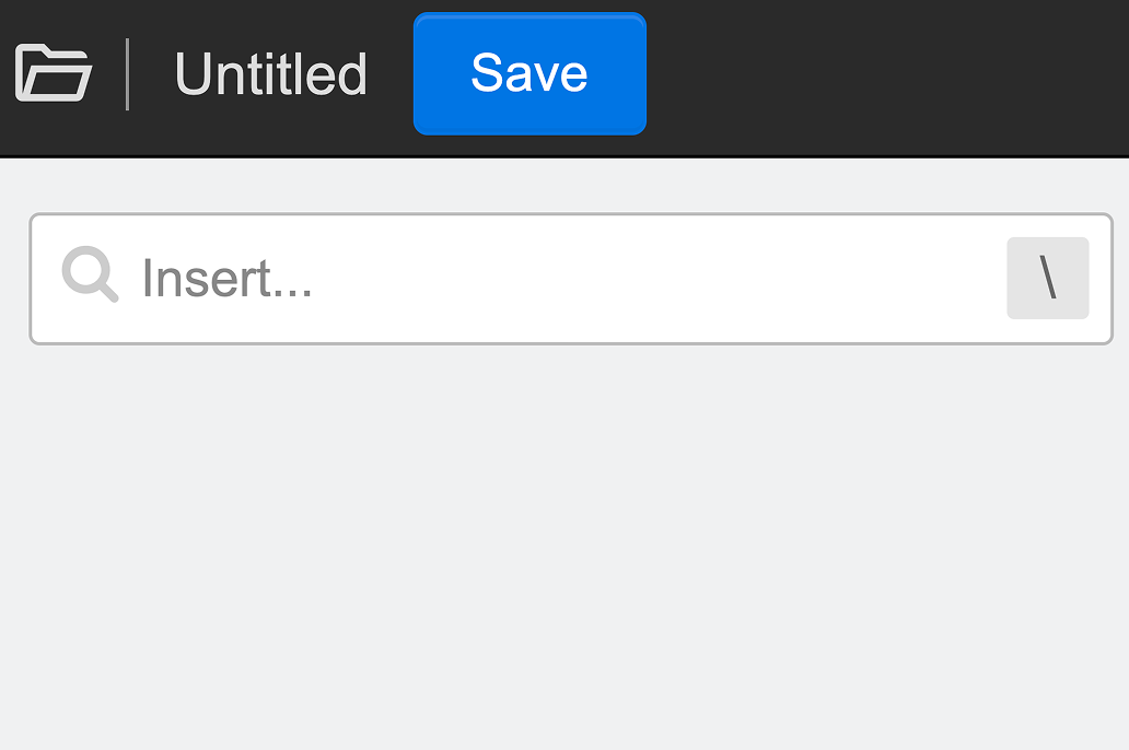 Screenshot of untitled notebook with a Save button.