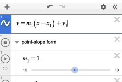 Animation showing the reordering of the expression list.  Moving a folder in expression line 1 to be after the folder in expression line 2 using the keyboard shortcuts.