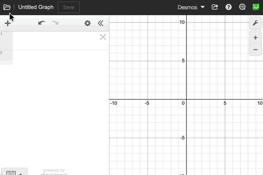 Animation showing the view changing between list, grid and filtered by tool. 
