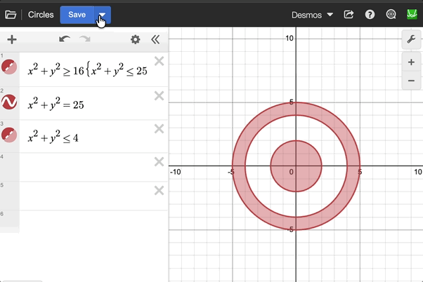 Annimation showing the restoration of a previous graph version.