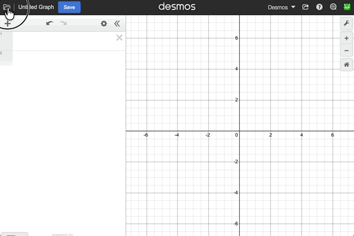 Animation showing multi-selecting graphs or notebooks to show bulk buttons appear for deletion. GIF.