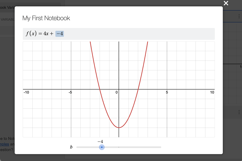 Image showing the preview of My First Notebook.