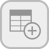 Create table icon. Screenshot.