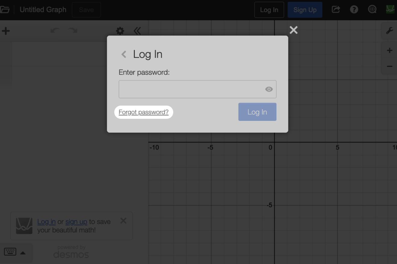Entered email in login window. Screenshot.
