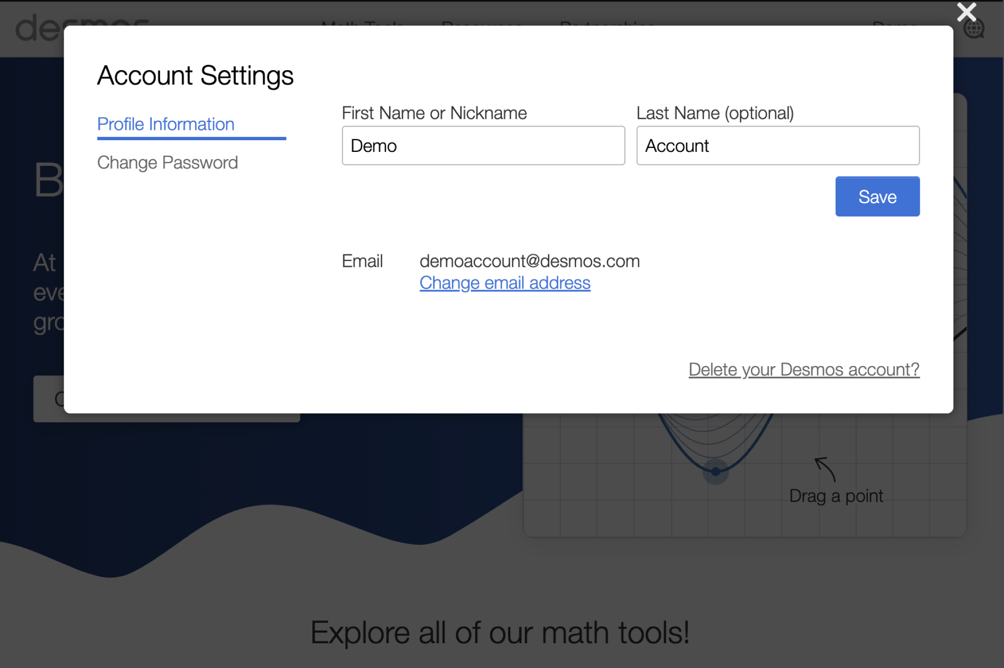 Changing your email on your account pointed out in the account settings menu.  Screenshot.