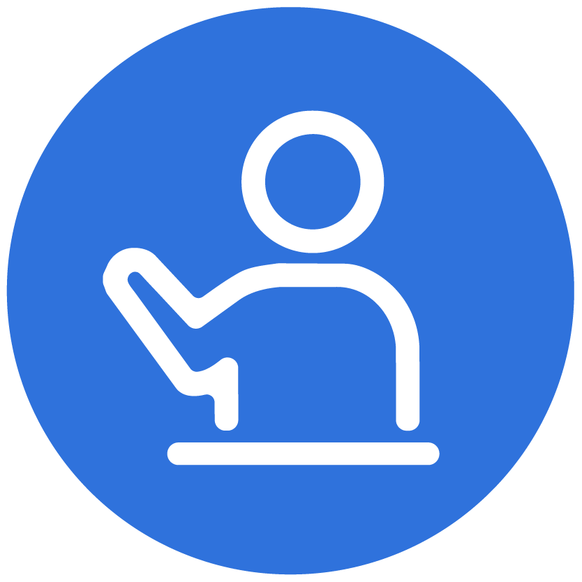 Icon of a person waving