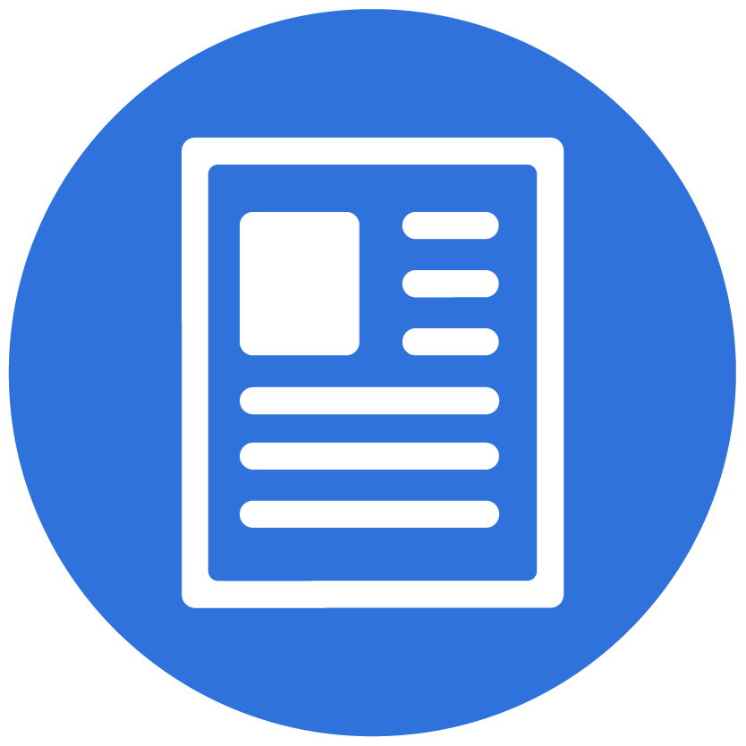 Icon of a sheet of paper