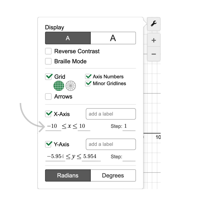 Desmos online deals graphing calculator